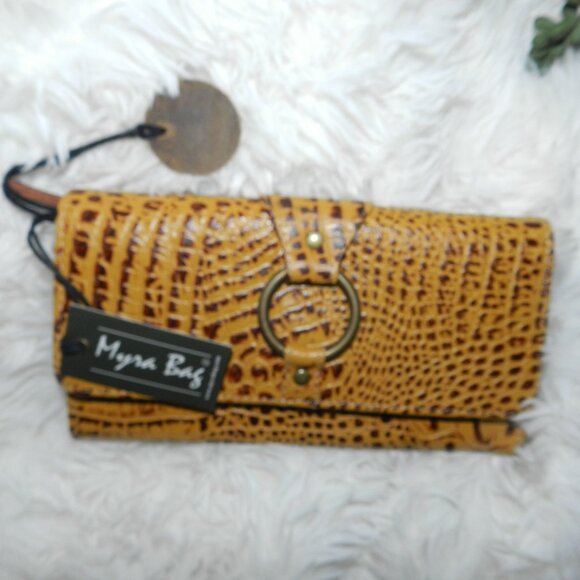 Myra 100% Leather Stride Wallet 🆕FAST📦🏃🏻💨⚡🚚 - Picture 3 of 16